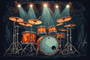 Image of Musical Instrument – Artistic Drawing – Item: 33697