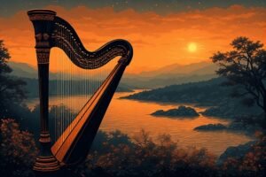 Image of Musical Instrument – Artistic Drawing – Item: