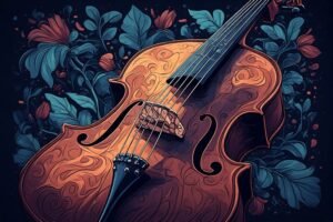 Image of Musical Instrument – Artistic Drawing – Item: 35613