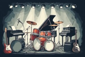 Image of Musical Instrument – Artistic Drawing – Item: 38677