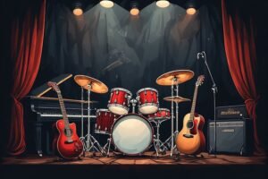 Image of Musical Instrument – Artistic Drawing – Item: 38675