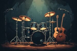 Image of Musical Instrument – Artistic Drawing – Item: 38658