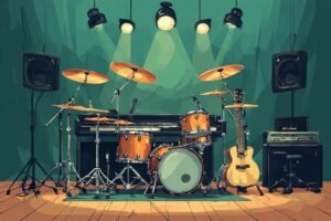 Image of Musical Instrument – Artistic Drawing – Item: 38649