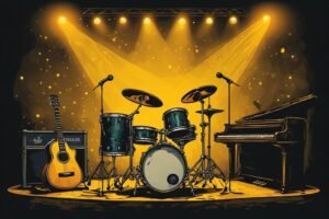 Image of Musical Instrument – Artistic Drawing – Item:
