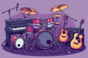 Image of Musical Instrument – Artistic Drawing – Item: 38715