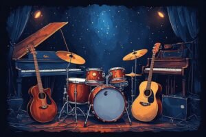 Image of Musical Instrument – Artistic Drawing – Item: 38706