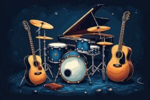 Image of Musical Instrument – Artistic Drawing – Item: 38702