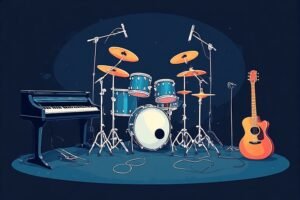 Image of Musical Instrument – Artistic Drawing – Item: 38700