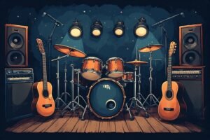 Image of Musical Instrument – Artistic Drawing – Item: 38683