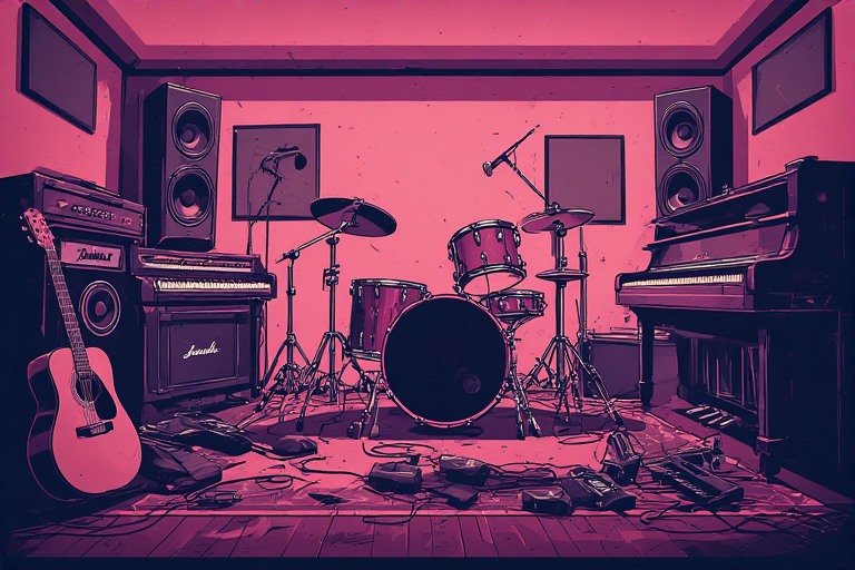 Image of Musical Instrument – Artistic Drawing – Item: 38786