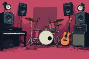 Image of Musical Instrument – Artistic Drawing – Item: 38780
