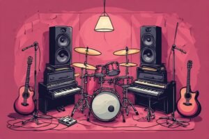 Image of Musical Instrument – Artistic Drawing – Item: 38778