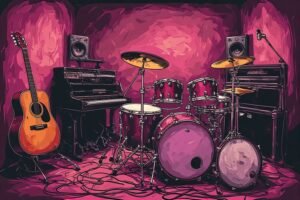 Image of Musical Instrument – Artistic Drawing – Item: 38777