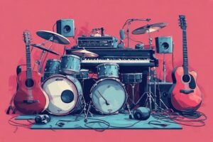 Image of Musical Instrument – Artistic Drawing – Item: 38772