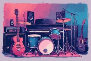 Image of Musical Instrument – Artistic Drawing – Item: 39358