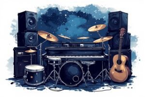 Image of Musical Instrument – Artistic Drawing – Item: 39355