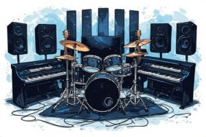 Image of Musical Instrument – Artistic Drawing – Item: 39354