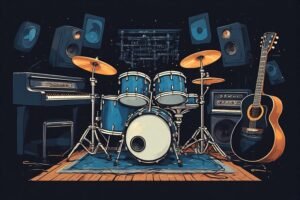Image of Musical Instrument – Artistic Drawing – Item: 38761