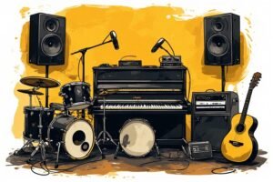 Image of Musical Instrument – Artistic Drawing – Item: 39352