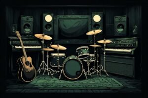 Image of Musical Instrument – Artistic Drawing – Item: 38746