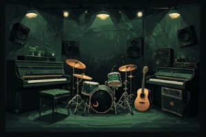 Image of Musical Instrument – Artistic Drawing – Item: 38742