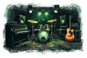 Image of Musical Instrument – Artistic Drawing – Item: 39350