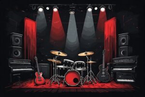 Image of Musical Instrument – Artistic Drawing – Item: 38728