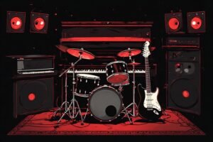Image of Musical Instrument – Artistic Drawing – Item: 38727