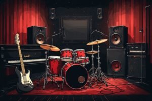 Image of Musical Instrument – Artistic Drawing – Item: 38726