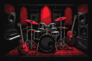 Image of Musical Instrument – Artistic Drawing – Item: 39300
