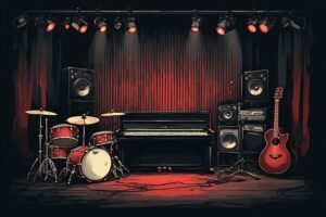 Image of Musical Instrument – Artistic Drawing – Item: 39296