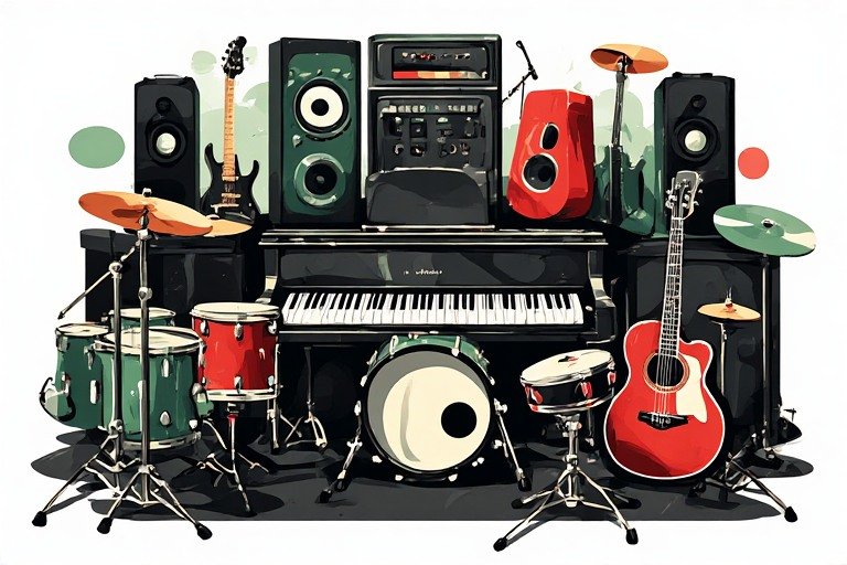 From the Musical Instrument – Artistic Drawing – Item: 39344 Image of Musical Instrument – Artistic Drawing – Item: 39344