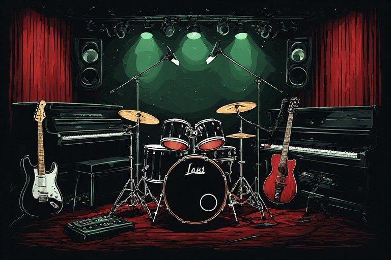 Image of Musical Instrument – Artistic Drawing – Item: 39280