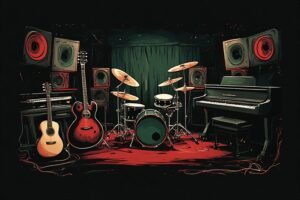 Image of Musical Instrument – Artistic Drawing – Item: 39276