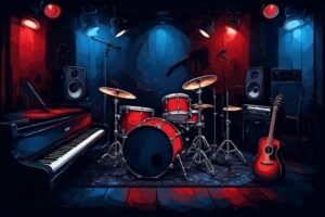 Image of Musical Instrument – Artistic Drawing – Item: 39273