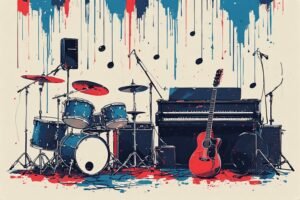 Image of Musical Instrument – Artistic Drawing – Item: 39341