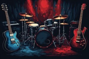 Image of Musical Instrument – Artistic Drawing – Item: 39268
