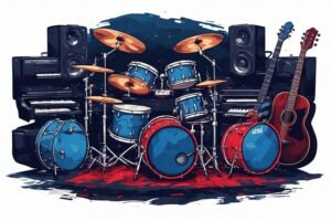 Image of Musical Instrument – Artistic Drawing – Item: 39340