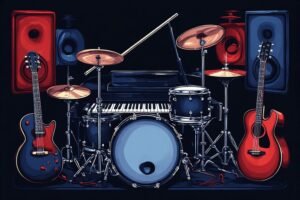 Image of Musical Instrument – Artistic Drawing – Item: 39687