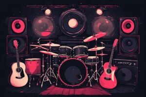 Image of Musical Instrument – Artistic Drawing – Item: