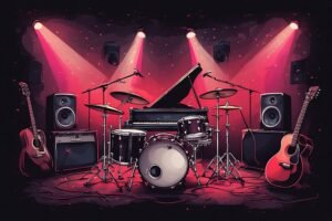 Image of Musical Instrument – Artistic Drawing – Item: 39678