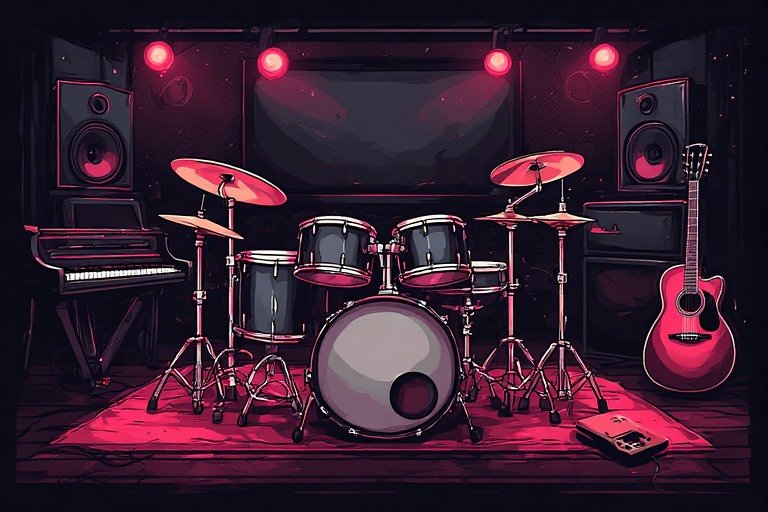 Image of Musical Instrument – Artistic Drawing – Item: 39677