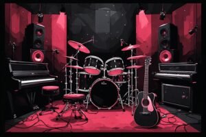 Image of Musical Instrument – Artistic Drawing – Item: 39675