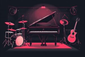 Image of Musical Instrument – Artistic Drawing – Item: 39674