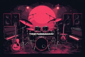 Image of Musical Instrument – Artistic Drawing – Item: 39673