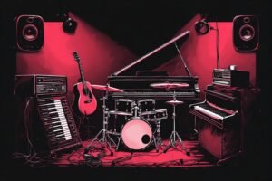 Image of Musical Instrument – Artistic Drawing – Item: 39672