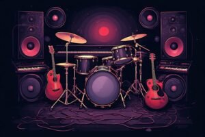 Image of Musical Instrument – Artistic Drawing – Item: 39664