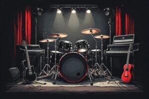 Image of Musical Instrument – Artistic Drawing – Item: 39656