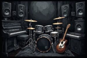 Image of Musical Instrument – Artistic Drawing – Item: 39756