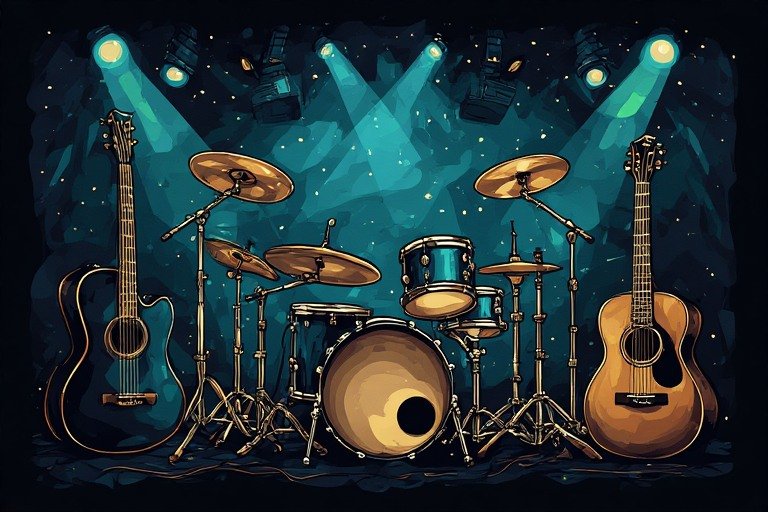 From the Musical Instrument – Artistic Drawing – Item: Image of Musical Instrument – Artistic Drawing – Item: